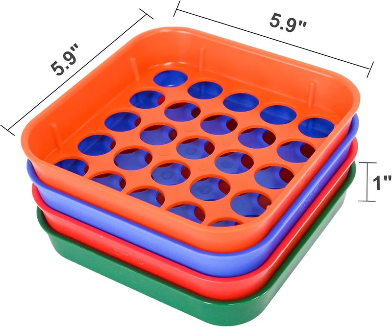 Essential Coin Sorters Tray, 4 Color-Coded Coin Sorting Tray with 160 Assorted Coin Roll Wrappers - Image 2